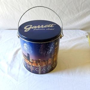 GARRETT POPCORN 6" CHICAGO CITY FIREWORKS TIN COLLECTIBLE